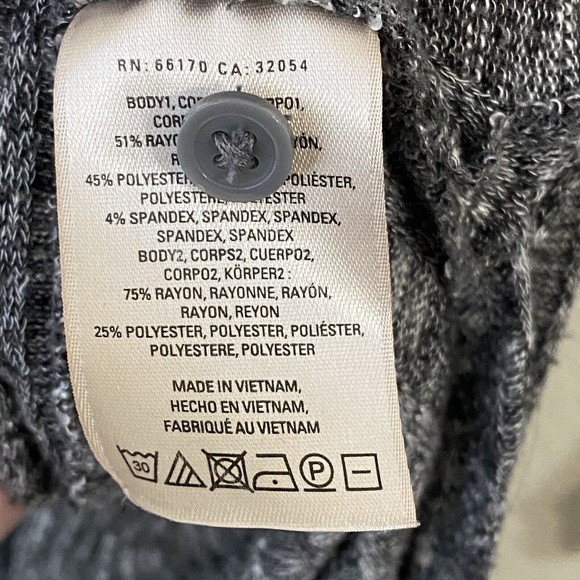 Anthropologie Saturday Sunday Cardigan Size S Semana Gray Duster OB512232 - Picture 6 of 8